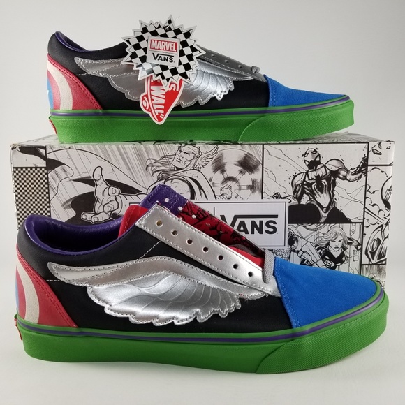 Vans Other - VANS X Marvel Old Skool Avengers Men's Sneakers 10